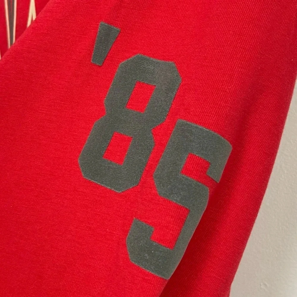 Nike Air Jordan Flight Tshirt Size XL Mens Red 85 Long Sleeve Graphic Tee